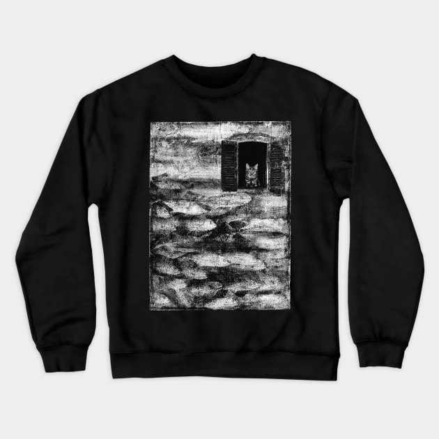 Window Crewneck Sweatshirt by bulografik